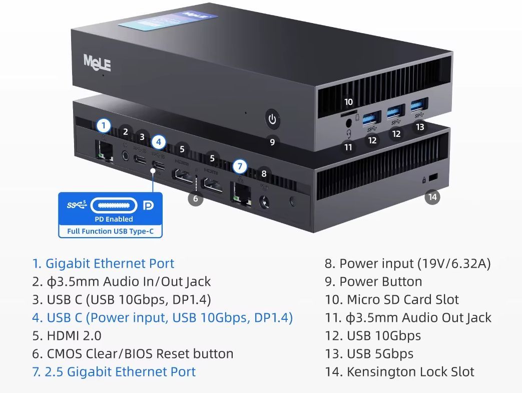 Overclock X5 登场：MeLE 首款 45W 处理器迷你电脑、双网口，起价 385 美元